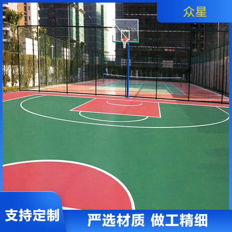 大连市人造草坪篮球场硅PU - 一站式服务